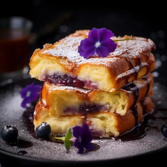 Ube Lava French Toast