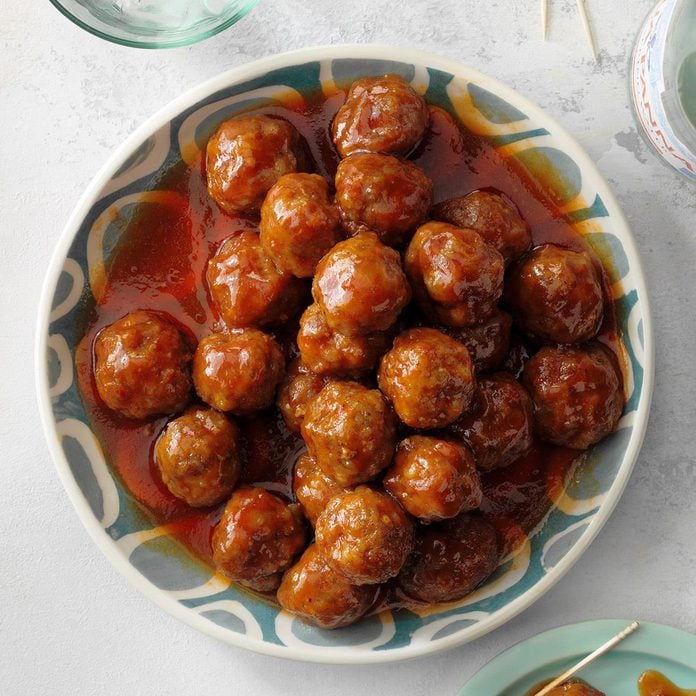 Sweet and Sour Banana Ketchup Meatballs