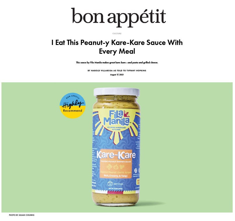 Kare Kare Bon Appetit