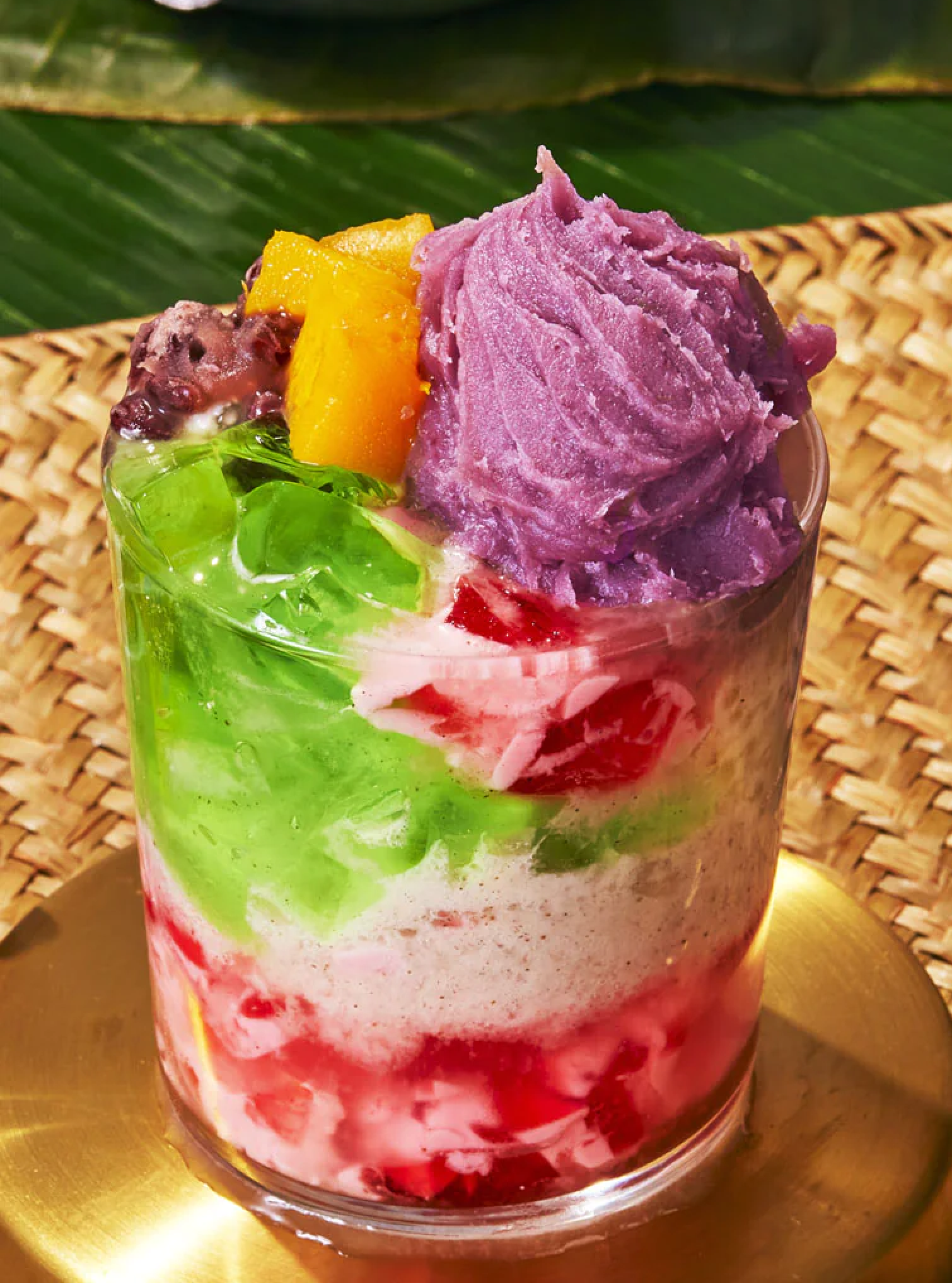Ube topping