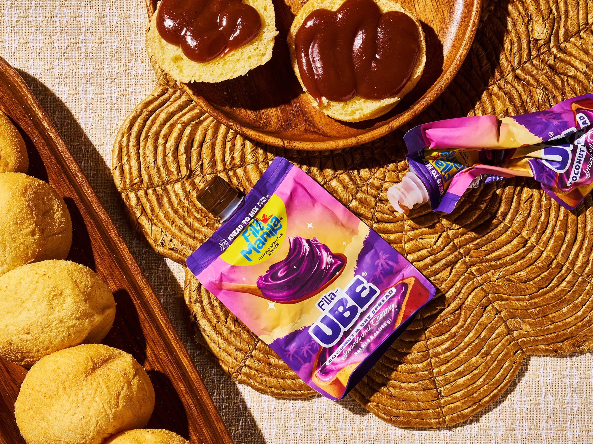 Ube with dish