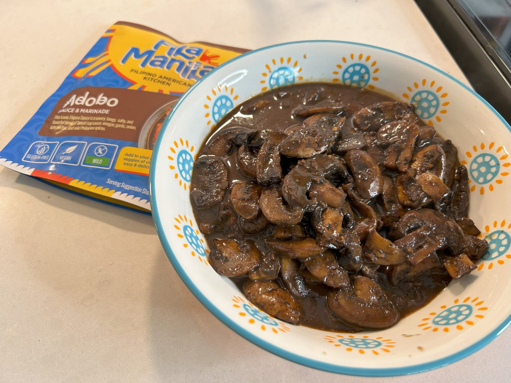 4-Ingredient Filipino Mushroom Adobo