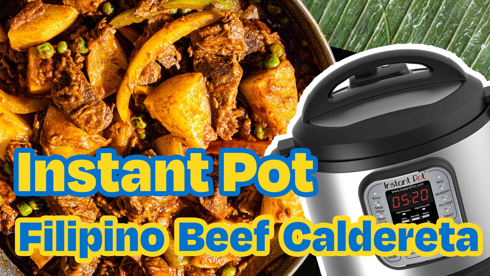 Recipe: Instant Pot Filipino Beef Caldereta by Fila Manila